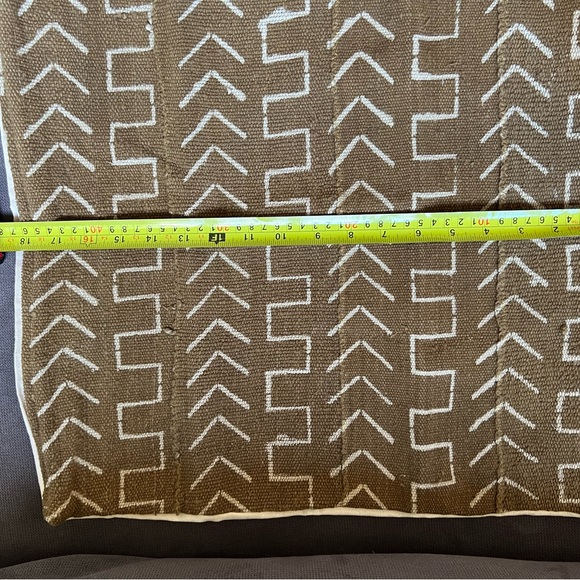 Two 18” x 18” Mudcloth Pillow Covers - Picture 5 of 7